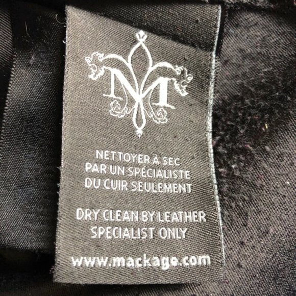 Mackage Wool and Cashmere Coat Size Large Black - Picture 12 of 15